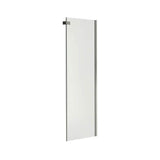 Halo Return Panel for 30 in. Base with Clear glass in Chrome