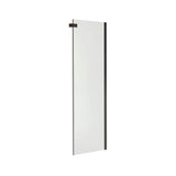Halo Return Panel for 30 in. Base with Clear glass in Dark Bronze