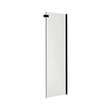 Halo Return Panel for 30 in. Base with Clear glass in Matte Black