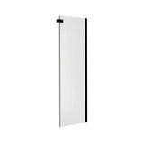 Halo Return Panel for 36 in. Base with Clear glass in Matte Black