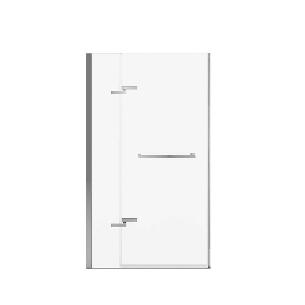 Reveal Sleek 71 38-41 x 71 1/2 in. 8mm Pivot Shower Door for Alcove Installation with Clear glass in Chrome