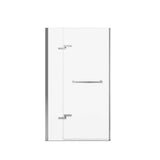 Reveal Sleek 71 38-41 x 71 1/2 in. 8mm Pivot Shower Door for Alcove Installation with Clear glass in Chrome