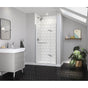 Maax - Reveal Sleek 71 38-41 x 71 1/2 in. 8mm Pivot Shower Door for Alcove Installation with Clear glass in Chrome