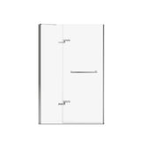 Reveal Sleek 71 44-47 x 71 1/2 in. 8mm Pivot Shower Door for Alcove Installation with Clear glass in Chrome