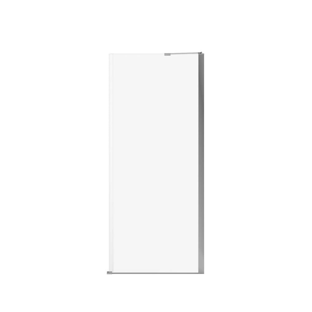 Reveal Sleek 71 Return Panel for 34 in. Base with Clear glass in Chrome
