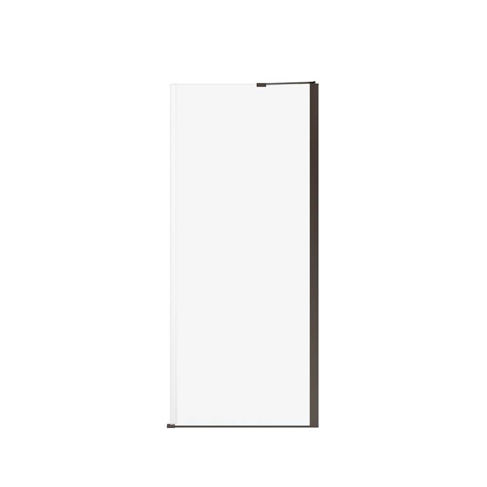 Reveal Sleek 71 Return Panel for 34 in. Base with Clear glass in Dark Bronze