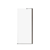 Reveal Sleek 71 Return Panel for 34 in. Base with Clear glass in Dark Bronze
