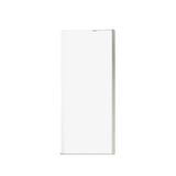 Reveal Sleek 71 Return Panel for 34 in. Base with Clear glass in Brushed Nickel