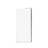 Reveal Sleek 71 Return Panel for 36 in. Base with Clear glass in Chrome