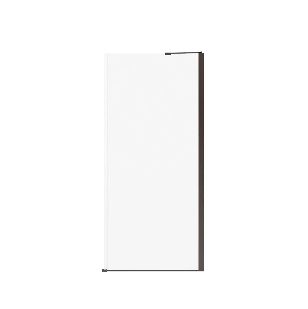 Reveal Sleek 71 Return Panel for 36 in. Base with Clear glass in Dark Bronze