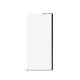 Reveal Sleek 71 Return Panel for 36 in. Base with Clear glass in Dark Bronze
