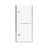 Capella 78 32.5-35.5 x 78 in. 8 mm Pivot Shower Door for Alcove Installation with GlassShield glass in Chrome