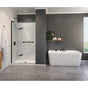 Maax - Capella 78 44-47 x 78 in. 8 mm Pivot Shower Door for Alcove Installation with GlassShield glass in Matte Black