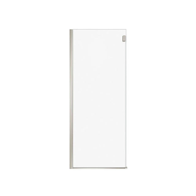 Maax - Duel Alto Return Panel for 32 in. Base with Clear glass in Brushed Nickel