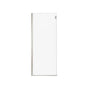 Maax - Duel Alto Return Panel for 32 in. Base with Clear glass in Brushed Nickel