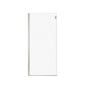 Maax - Duel Alto Return Panel for 36 in. Base with Clear glass in Brushed Nickel