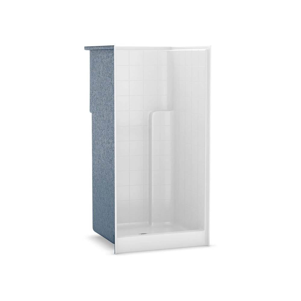 SST36 36 x 36 AcrylX Alcove Center Drain One-Piece Shower in White