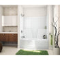 Maax - TSOT6042 AcrylX Alcove Right-Hand Drain One-Piece Tub Shower in White - White