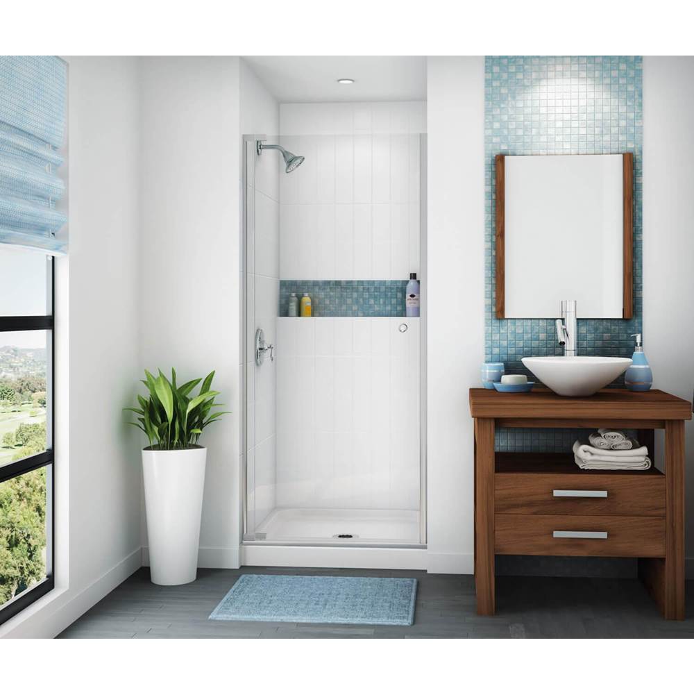 KDS 3232 AFR AcrylX Alcove Center Drain Four-Piece Shower in White