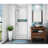 Maax - SPL 3232 AcrylX Alcove Shower Base with Center Drain in White - White