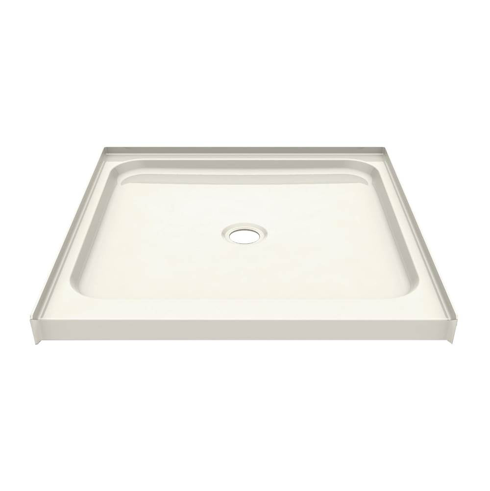 SPL 3232 AFR AcrylX Alcove Shower Base with Center Drain in White