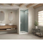 Maax - B3Round 3636 Acrylic Alcove Shower Base in White with Center Drain - White