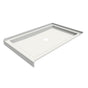 Maax - B3Round 4834 Acrylic Alcove Deep Shower Base in White with Center Drain - White