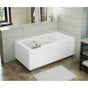 Maax - ModulR 6032 (With Armrests) Acrylic Corner Right Left-Hand Drain Bathtub in White - White