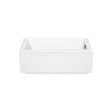 Maax - ModulR 6032 (Without Armrests) Acrylic Corner Right Left-Hand Drain Bathtub in White - White