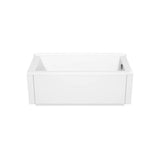 ModulR 6032 (Without Armrests) Acrylic Wall Mounted Left-Hand Drain Bathtub in White