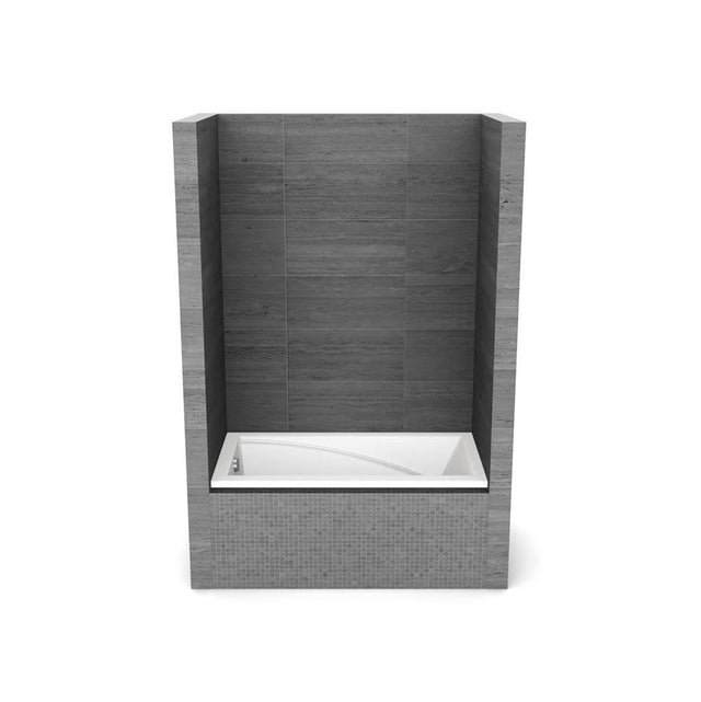 Maax - ModulR 6032 IF (With Armrests) Acrylic Alcove Right-Hand Drain Bathtub in White - White