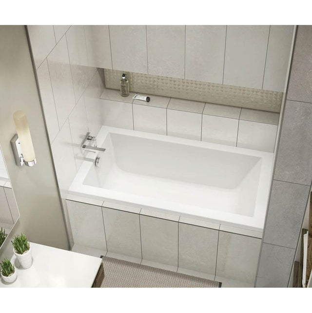 Maax - ModulR 6032 IF (Without Armrests) Acrylic Alcove Right-Hand Drain Bathtub in White - White