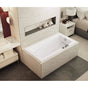 Maax - ModulR 6032 (With Armrests) Acrylic Drop-in End Drain Bathtub in White - White