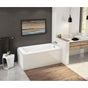 Maax - ModulR 6032 IF (With Armrests) Acrylic Corner Right Right-Hand Drain Bathtub in White - White