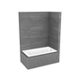 Maax - ModulR 6032 IF (Without Armrests) Acrylic Corner Right Right-Hand Drain Bathtub in White - White