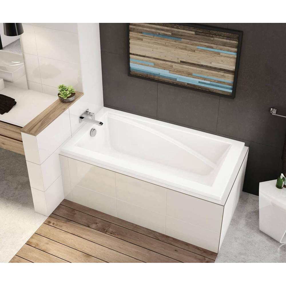 ModulR 6032 IF (With Armrests) Acrylic Corner Left Left-Hand Drain Bathtub in White
