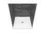 Maax - B3Square 3636 Acrylic Alcove Shower Base in White with Center Drain - White