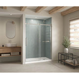 B3Square 6030 Acrylic Alcove Shower Base in White with Anti-slip Bottom with Left-Hand Drain