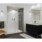Maax - B3Square 6036 Acrylic Alcove Shower Base in White with Right-Hand Drain - White