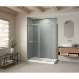 Maax - B3X 6032 Acrylic Corner Left Shower Base with Left-Hand Drain in White - White