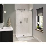 Maax - B3X 4836 Acrylic Corner Right Shower Base with Center Drain in White - White
