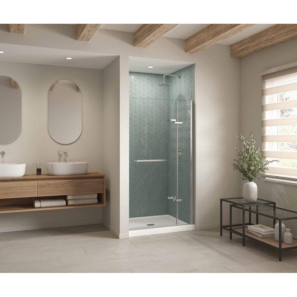 Maax - B3X 4236 Acrylic Alcove Shower Base with Center Drain in White - White