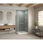 Maax - B3X 4236 Acrylic Corner Right Shower Base with Center Drain in White - White