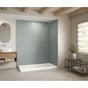 Maax - B3Square 7236 Acrylic Corner Right Shower Base in White with Center Drain - White