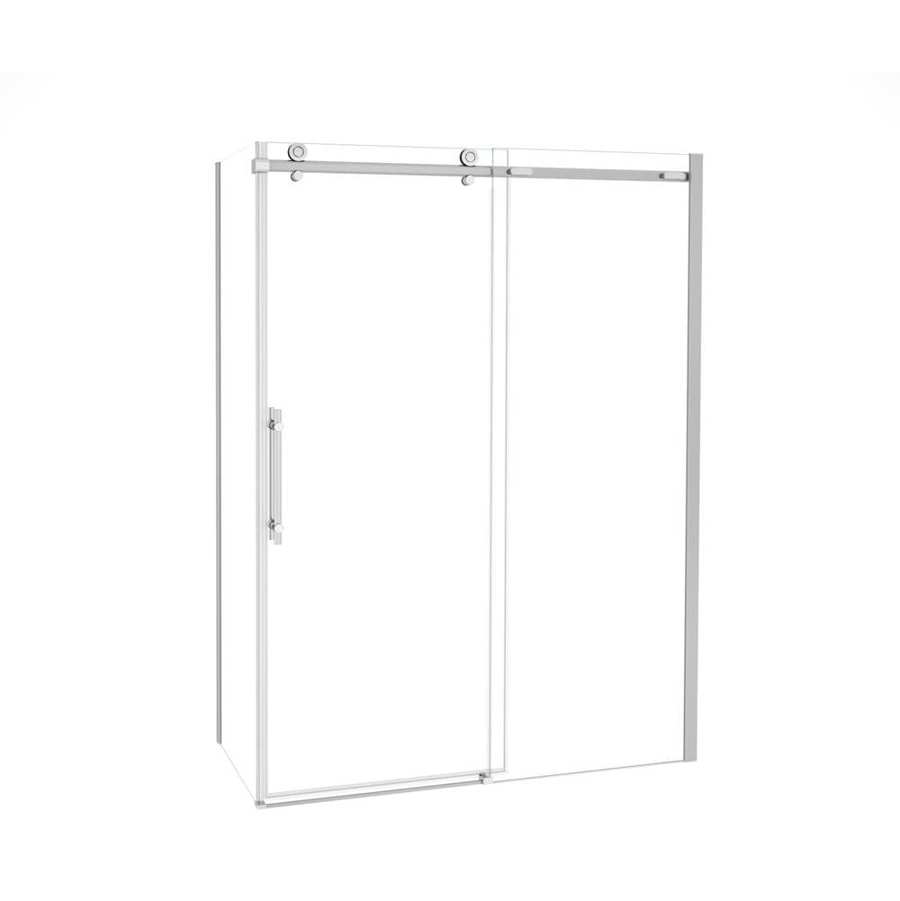 Odyssey SC 60'' x 32'' x 78'' 8mm Sliding Shower Door for Corner Installation with Clear glass in Chrome