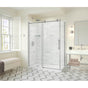 Maax - Odyssey SC 60'' x 32'' x 78'' 8mm Sliding Shower Door for Corner Installation with Clear glass in Chrome