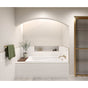 Maax - Optik 6032 Acrylic Drop-in End Drain Bathtub in White - White