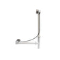Maax - Rotary Turn Cable-Operated Waste and Overflow, 33'' Cable, Complete Kit in Brushed Nickel - Brushed Nickel