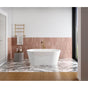 Maax - Chorale 60 x 30 Acrylic Freestanding Center Drain Bathtub in White with White Skirt - White