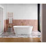 Maax - Chorale 67 x 31 Acrylic Freestanding Center Drain Bathtub in White with White Skirt - White